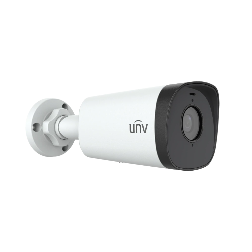 Cámara Bullet IP 4MP LightHunter IR80m Conteo IP67 Micrófono inteligentes IPC2314SB-ADF40KM-I0 Uniview